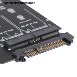 Asth อะแดปเตอร์แปลง SATA M.2 SSD เป็น 2.5 นิ้ว SATA NVMe M.2 NGFF SSD เป็น SFF-8639