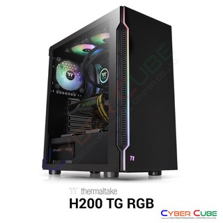 Thermaltake H200 Tempered Glass RGB ATX Mid Tower Chassis (เคส) Case