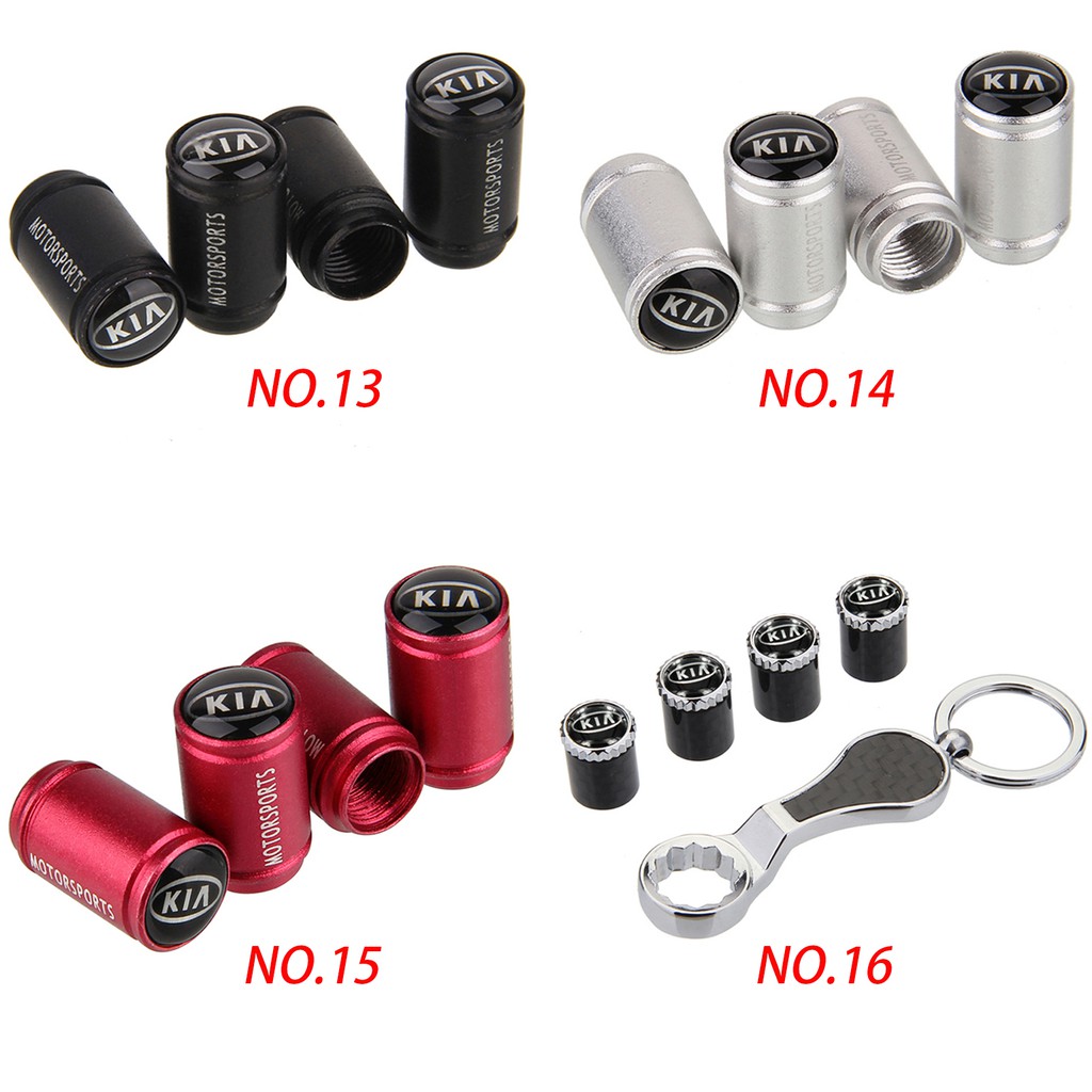 อุปกรณ์เสริมรถยนต์สำหรับ-kia-car-tire-valve-stem-caps-tire-air-cover