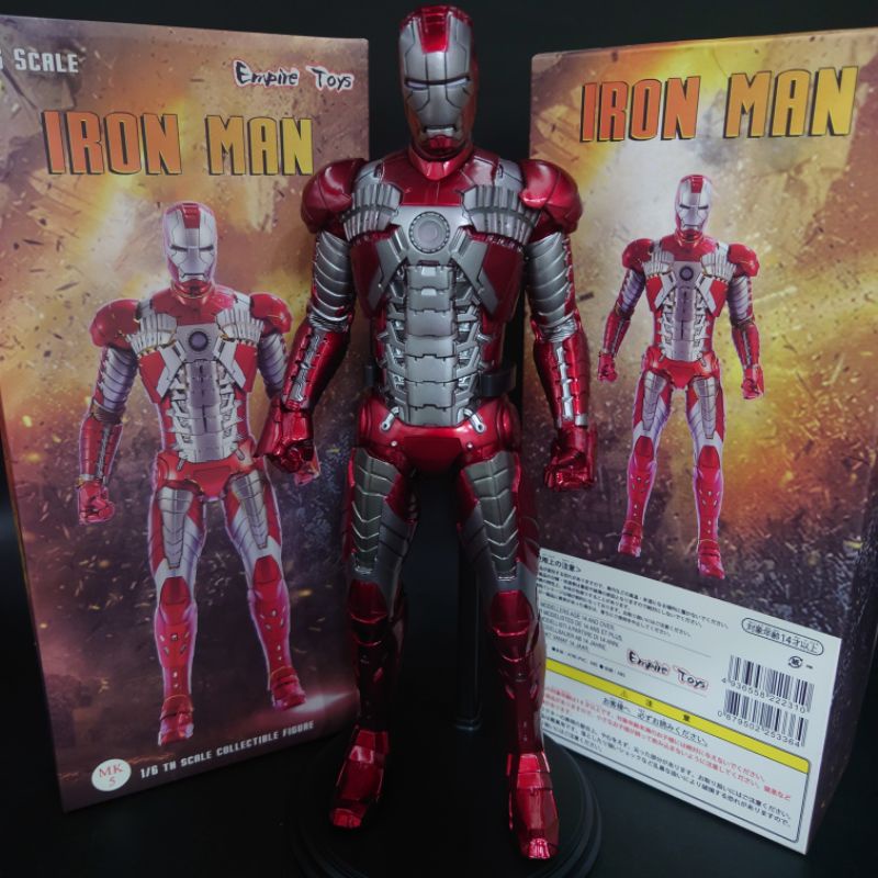 พร้อมส่ง-โมเดล-ironman-mark-5-ขนาด-1-6-หรือ-30-cm-งาน-empire-toys-ตัวใหญ่-สวยมากๆ-ราคาถูก