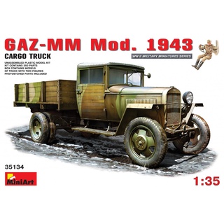 โมเดลประกอบ MiniArt 1/35 MI35134 GAZ-MM CARGO TRUCK