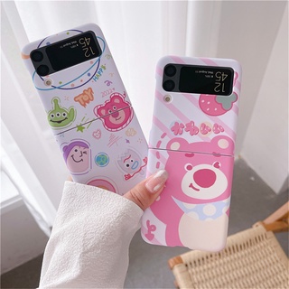 เคสโทรศัพท์มือถือ PC แบบแข็ง ลาย Toy Story น่ารัก สําหรับ Samsung Galaxy Z Flip 4 Z Flip 3 4 5G