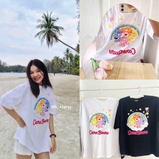 【NEW】เสื้อยืด Oversize [Carebears🧸] อก 42-44”