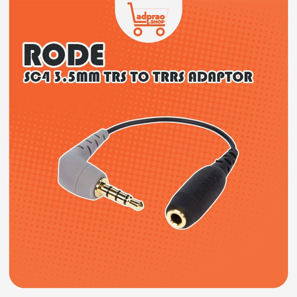 RODE SC4 3.5MM TRS TO TRRS ADAPTOR สายแปลงไมค์ | Shopee Thailand