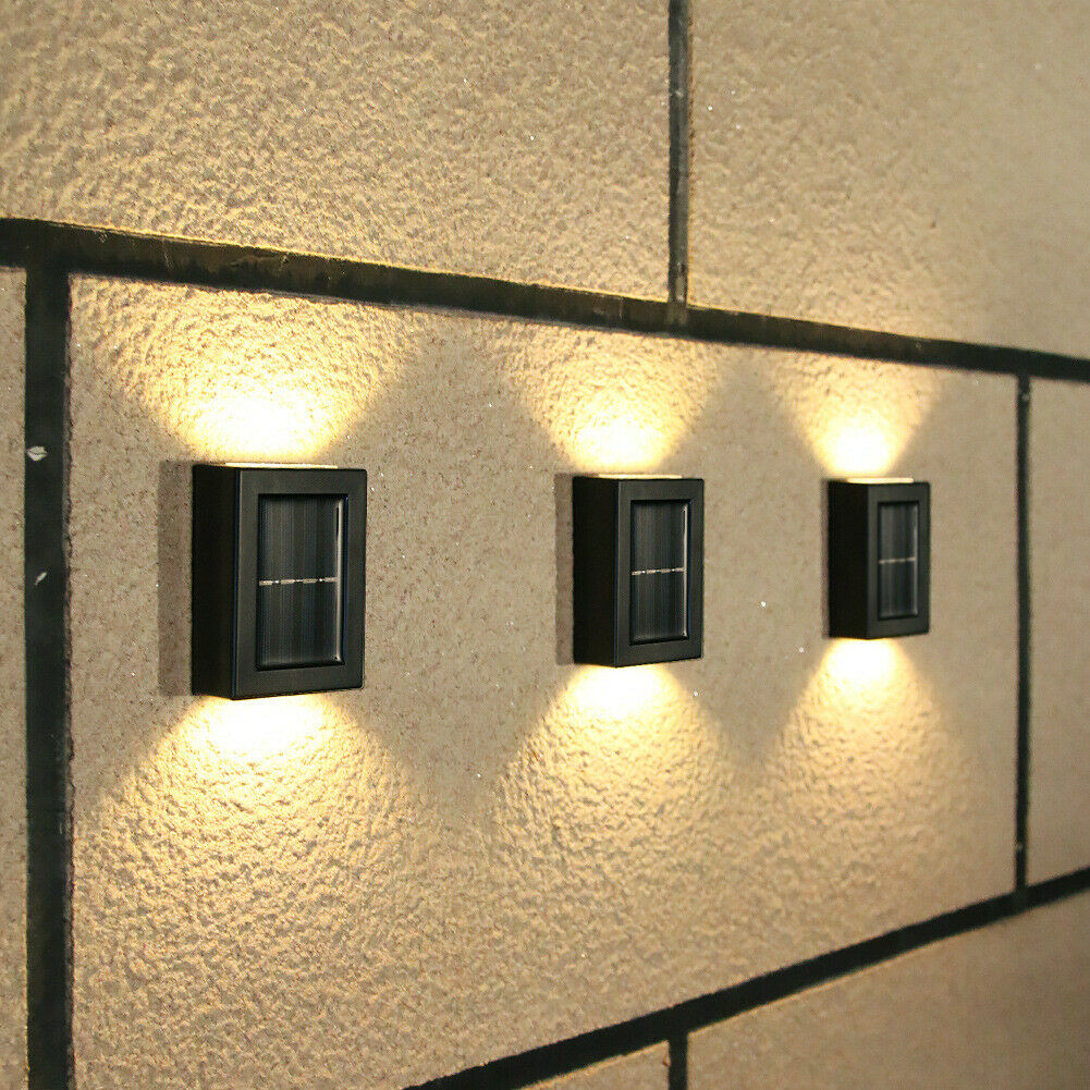 solar-power-2-led-light-path-way-wall-landscape-mount-garden-fence-lamp-outdoor-3color