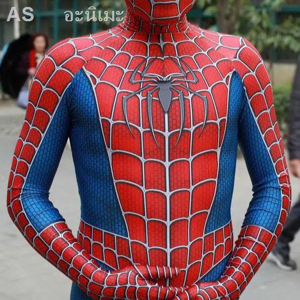 ชุดสไปเดอร์แมน-เด็กและผู้ใหญ่-spiderman-ชุดซุปเปอร์ฮีโร่-ชุดแฟนซีชุดรัดรูปฮาโลวีนสไปเดอร์แมนเหล็กชุดคอสสำหรับเด็กชุดฮีโร