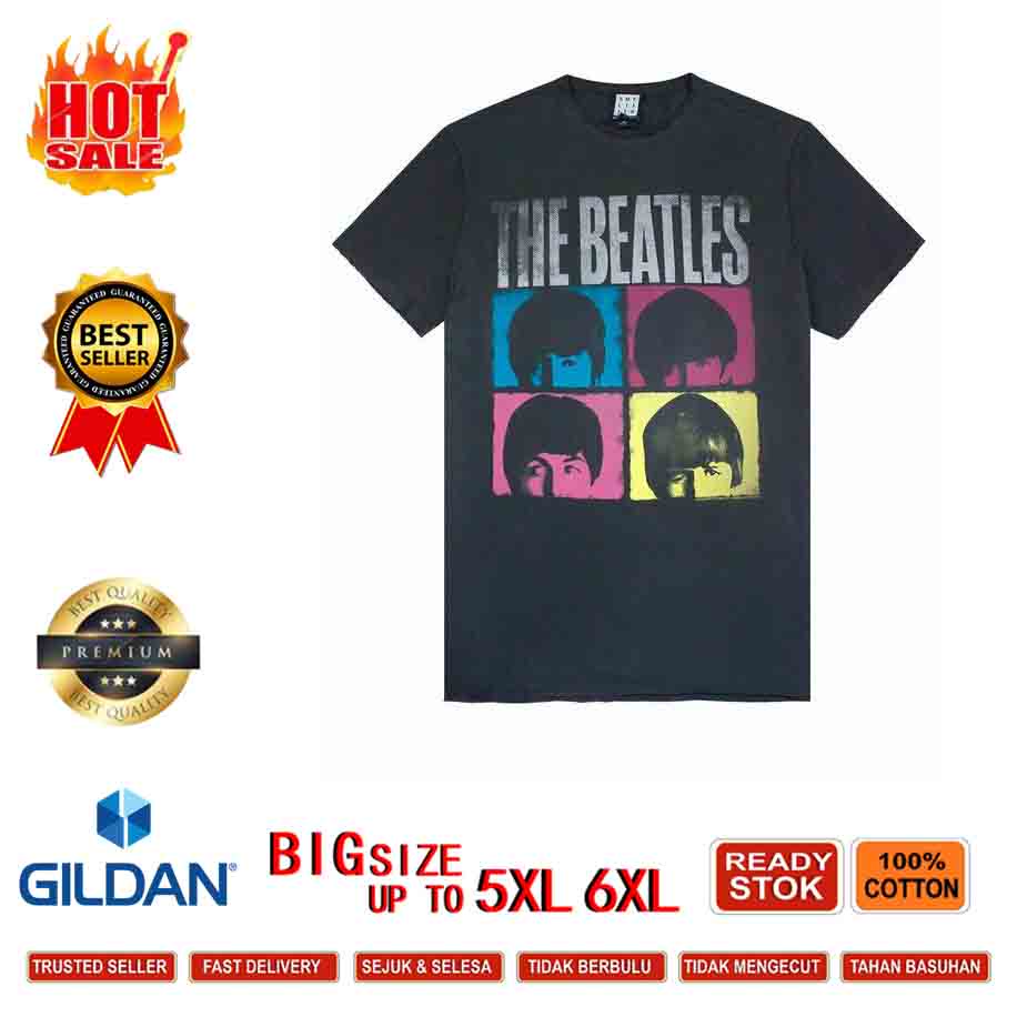 chonghaijia-xs-6xl-เสื้อเชิ้ตพิมพ์ลาย-the-beatles-days-night-hand-ขนาดใหญ่แฟชั่นสตรี