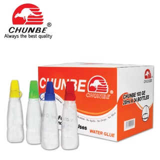 CHUNBE กาวน้ำ 28 ml (WATER GLUE GE102 28ML) 1 กล่อง