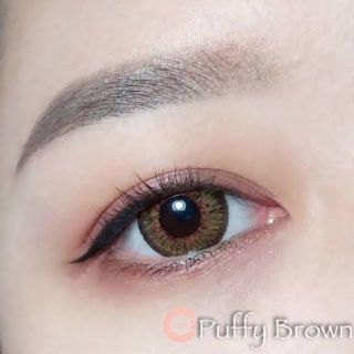 💖 Kitty kawaii Puffy 3 tone ( Opal ) ค่าปกติ -200 -275 brown gray Contactlens บิ๊กอาย คอนแทคเลนส์ ราคาถูก แถมตลับฟรี