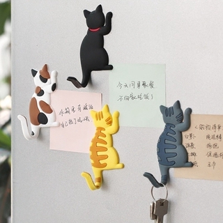 ภาพหน้าปกสินค้าตะขอแม่เหล็กติดตู้เย็นลายการ์ตูนแมวน่ารัก ที่เกี่ยวข้อง