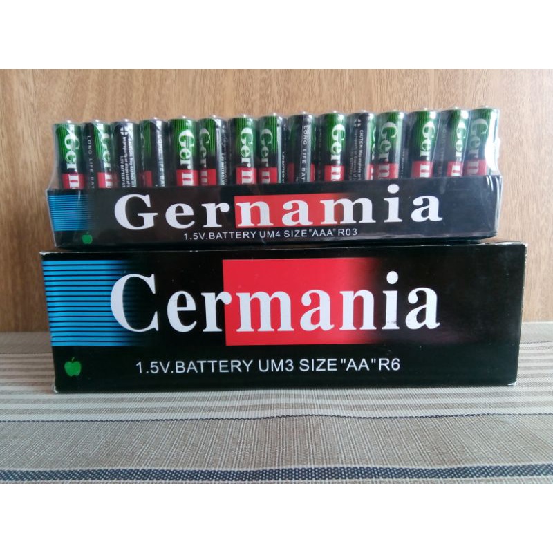 ภาพหน้าปกสินค้าถ่าน AA, AAA Gernamia 1.5V จากร้าน sasianak บน Shopee