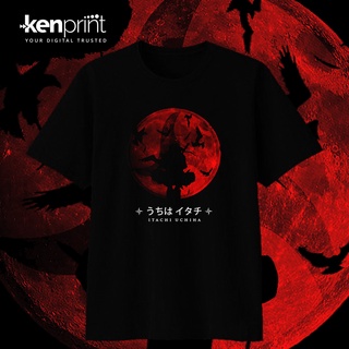 T-shirt  เสื้อยืด พิมพ์ลาย Itachi UCHIHA | Naruto SHIPPUDEN | Mangekyou SHARINGAN | ผ้าฝ้ายพรีเมี่ยมยุค 30 - เด็กทารกวัย