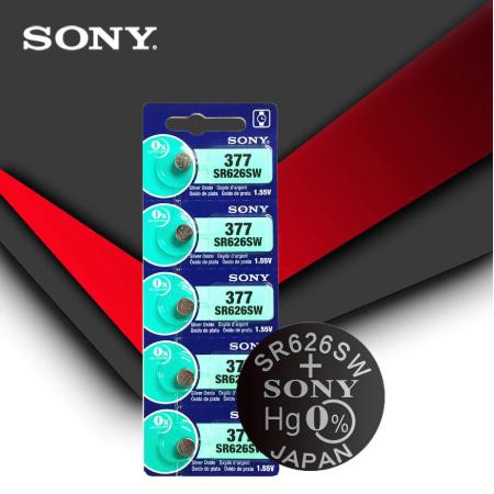 ภาพหน้าปกสินค้าถ่านกระดุม Sony รุ่น 377 SR626SW SR626 AG4 1.55V