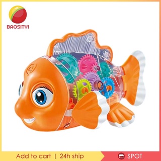 [ M2-Bao1] ของเล่นปลาคาทูน มีไฟ Led เพื่อการเรียนรู้เด็ก
