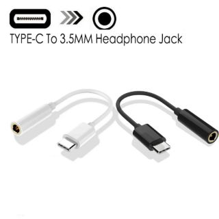 Type-C ถึง 3.5 มม.หูฟังสายเคเบิลอะแดปเตอร์ USB 3.1 ประเภท C USB-C ชาย 3.5 AUX Audio หญิงแจ็คสำหรับ Xiaomi 6 Mi6 Letv