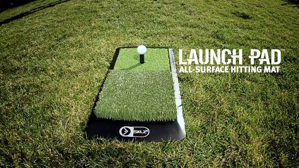 sklz-launch-pad-แผ่นรองฝึกกอล์ฟ-สนามหญ้ากอล์ฟจำลอง-หญ้ากอล์ฟเทียม-พรมซ้อมไดรฟ์-ฝึกซ้อมตีกล์อฟ-อุปกรณ์ฝึกซ้อมกอล์ฟ-กอล์ฟ