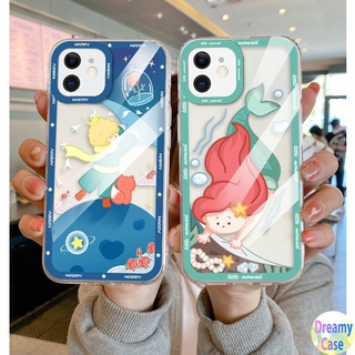 เคสโทรศัพท์มือถือแบบนิ่ม ลายเจ้าชายเงือกน้อย สําหรับ OPPO A76 A36 A53 A33 A52 A92 A31 A94 A93 A74 A95 A54 A16 A15 A15S A5 A9 2020 A7 A5S AX7 A3S A12e Reno 5F 4F 7 6 5 4 4G 5G F11 F9