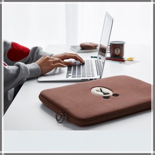 ⭐️พร้อมส่ง⭐️หมีสีน้ำตาล กระเป๋าคอมพิวเตอร์ การ์ตูน กระเป๋าถือ Laptop Bag Cartoon กระเป๋าสะพาย Sleeve Bag
