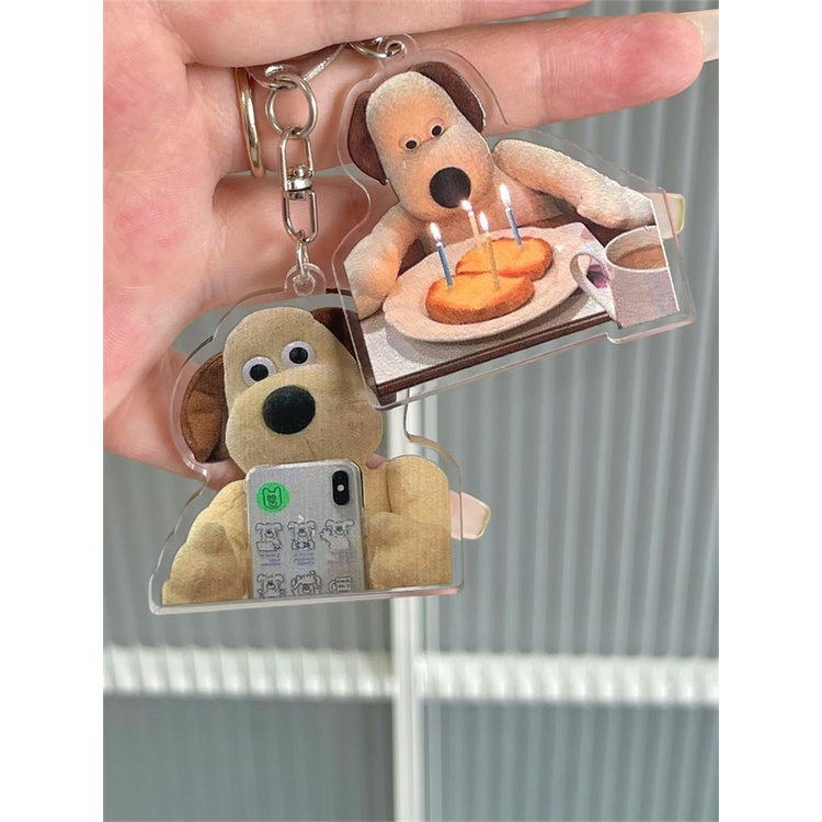 ins-ตลก-ตลก-วันเกิด-เทียน-น่ารัก-ลูกสุนัข-อะคริลิค-พวงกุญแจ-กระเป๋า-อุปกรณ์คู่-จี้