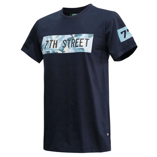 7th Street เสื้อยืด รุ่น PRG006 สีกรมท่า