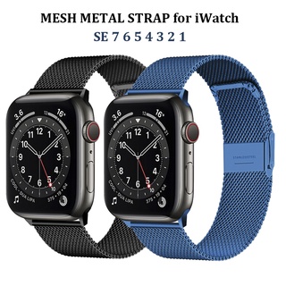 สินค้า สายนาฬิกาข้อมือโลหะ สําหรับ Apple Watch Band 44 มม. 40 มม. 45 มม. 41 มม. 42 มม. 38 มม. iwatch Series 7 6 SE 5 4 3