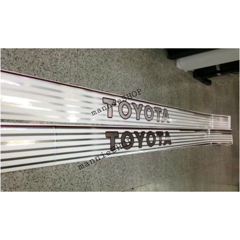 สติ๊กเกอร์ลายข้าง รถตู้ TOYOTA HIACE 1997 2000 2001 Super Wagon Super ...