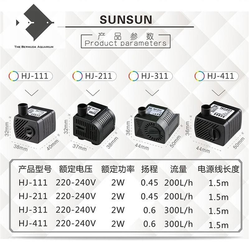 sensen-ตู้ปลา-ปั๊มจุ่มขนาดเล็ก-ปั๊มน้ำมินิ-ปั๊มน้ำไมโคร-น้ำตู้ปลาขนาดเล็ก-ปั๊ม-2w6w-flow-tone