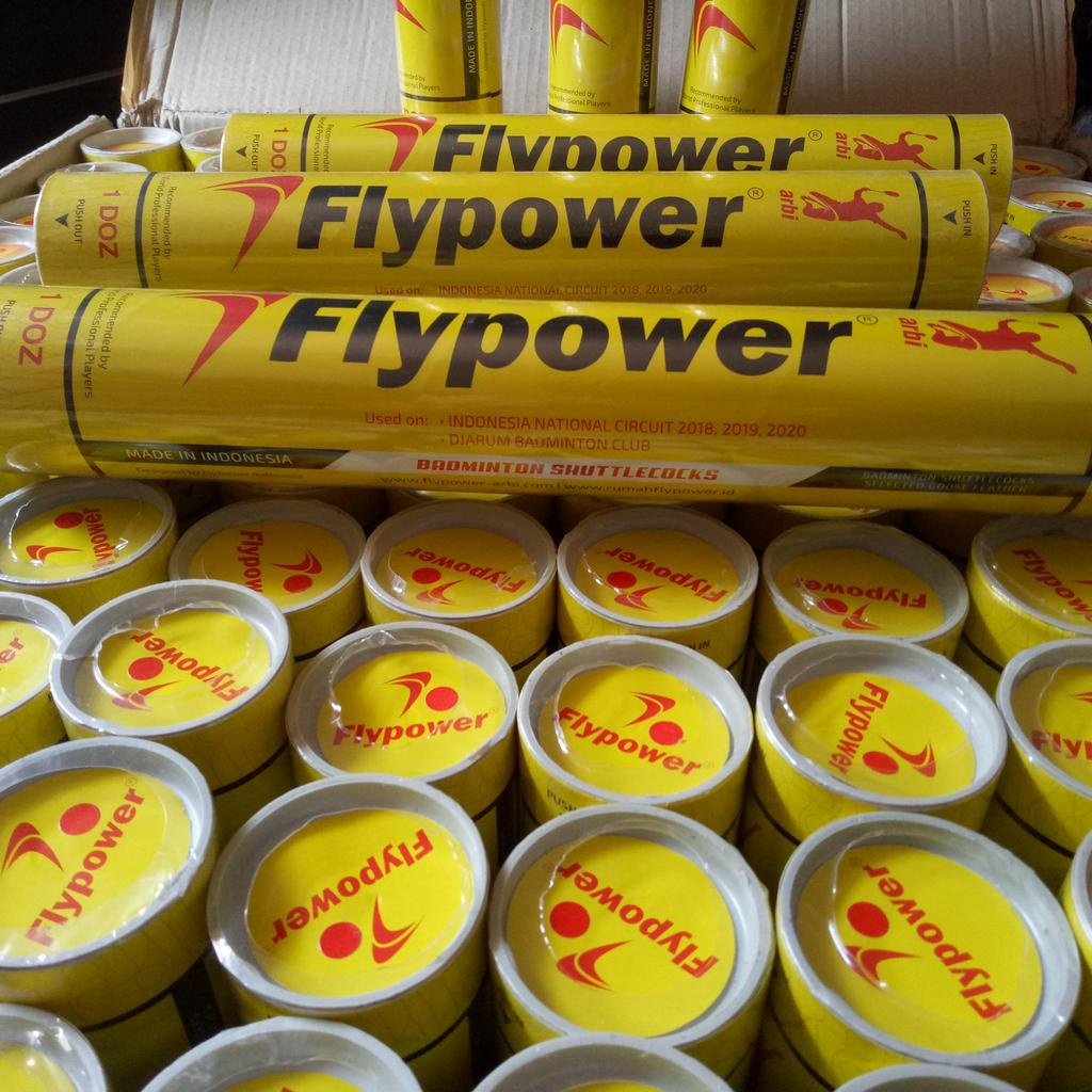 ภาพหน้าปกสินค้าลูกแบดมินตัน Flypower Yellow Shuttlecock จากร้าน flypowerthailand บน Shopee