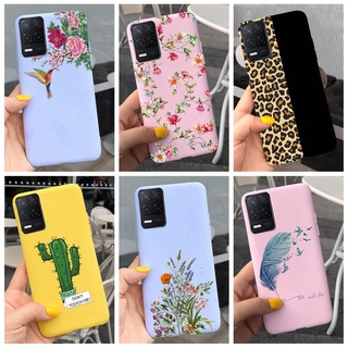 เคสโทรศัพท์มือถือแบบนิ่ม TPU กันกระแทก ลายกระบองเพชร ขนนกน่ารัก สําหรับ Realme 8 Pro Realme8 4G 8i Realme 8 5G