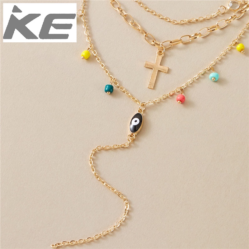 multicross-eye-necklace-simple-colorful-rice-bead-clavicle-chain-women-for-girls-for-women-lo