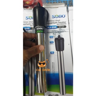 SOBO HJ-200 w ฮีตเตอร์ สแตนเลสเกรด 316 ปรับอุณหภูมิตู้ปลา เหมาะสำหรับตู้  24-36 นิ้ว (ปริมาตรน้ำ 100-200 ลิตร)