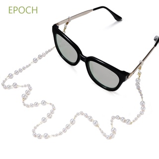 Epoch สายโซ่คล้องแว่นตาป้องกันใบหน้าและไข่มุกสําหรับสตรี