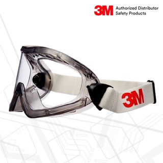 3M™ ครอบตานิรภัย รุ่น 2890S แบบไม่มีช่องระบายอากาศ เคลือบแข็งป้องกันรอยขีดข่วน และเคลือบสารป้องกันการเกิดฝ้า