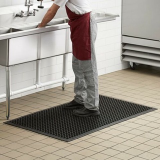 ยางปูพื้นกันลื่น แผ่นยางกันลื่น ในห้องน้ำ ที่รองพื้นในห้องครัว ขนาด 90x150x1.2 cm. Rubber Mat Anti-fatigue - HMA4