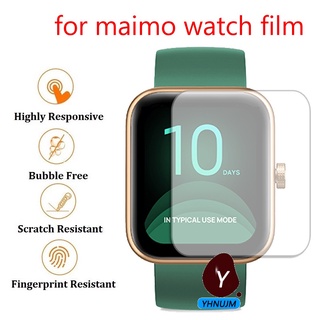 สินค้า ฟิล์ม maimo smart watch ส่งไว ของแท้ กันรอยขีดข่วน กันน้ำ ผิวนุ่ม ทัชลื่น maimo smartwatch วอช ฟิต