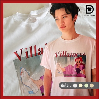 TEE.DD.TSHIRT เสื้อยืด Villainess ใส่ได้ทั้ง ชาย-หญิง มีทั้งทรงคลาสสิค และ ครอป ผ้านุ่ม สกรีนสวย ไม่ย้วย ไม่ต้องรีด