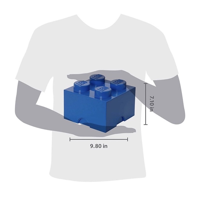 กล่องใส่ของอเนกประสงค์-lego-รุ่น-lego-brick-4-สีน้ำเงิน