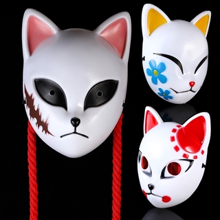 Anime Sabito Kamado Tanjirou Resin Mask Cosplay Demon Slayer Kimetsu No Yaiba Halloween Party Costume Collection Props Deluxe
