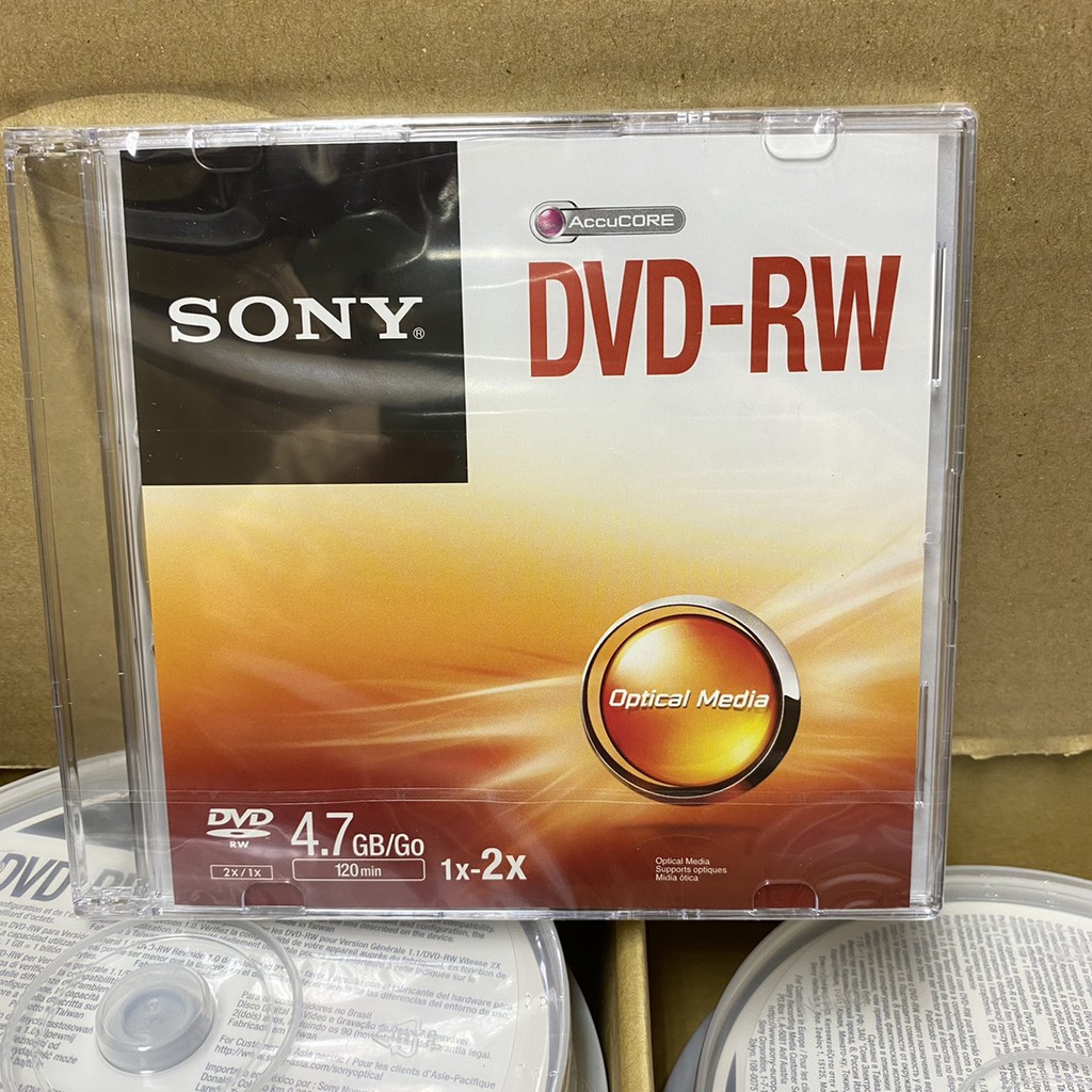 ภาพหน้าปกสินค้าSONY แผ่น DVD-RW แพ็ค 1 แผ่น รุ่น DMW47S 4.7 GB จากร้าน keymaninternational บน Shopee