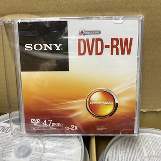ภาพขนาดย่อของภาพหน้าปกสินค้าSONY แผ่น DVD-RW แพ็ค 1 แผ่น รุ่น DMW47S 4.7 GB จากร้าน keymaninternational บน Shopee