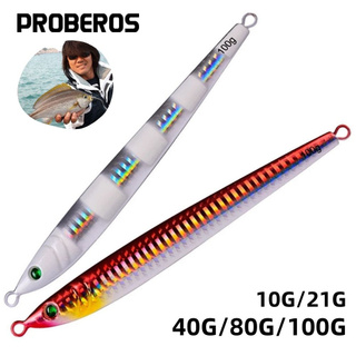Proberos เหยื่อตกปลาโลหะ 10 กรัม - 100 กรัม / 7 ซม. - 14.5 ซม. 5 สี 1 ชิ้น