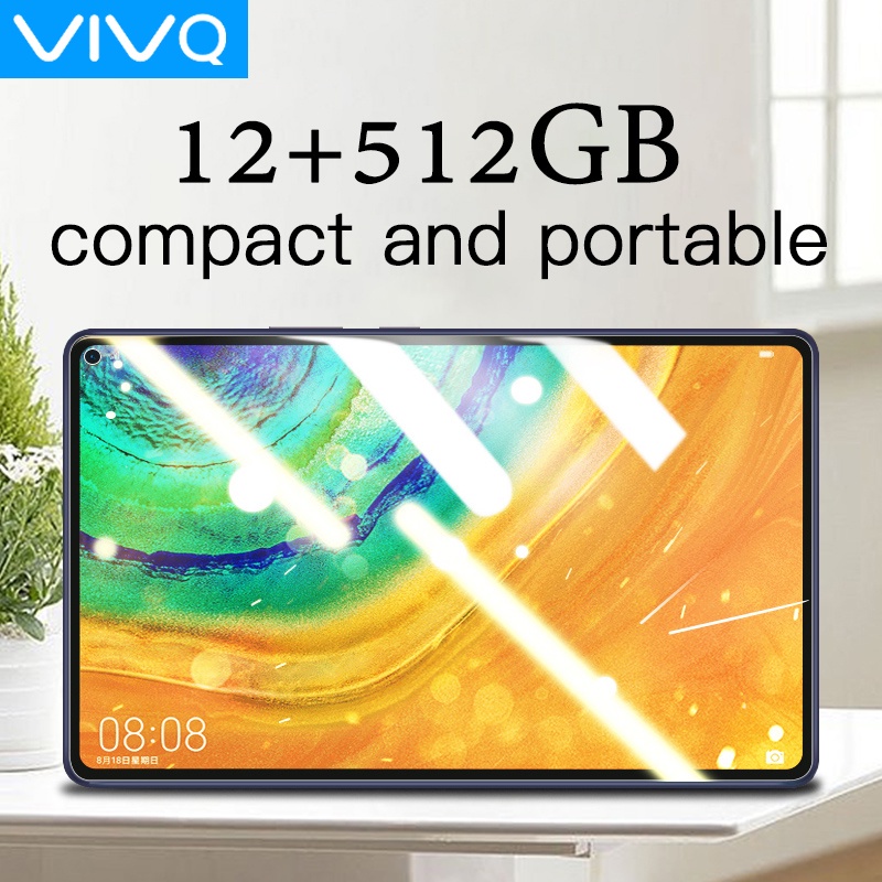 ภาพหน้าปกสินค้าVIVO Tablet 1 แท็บเล็ต 12+512GB Andorid แทปเล็ต สองซิมโทร เรียนคอมพิวเตอร์ 5G แท็บเล็ตโทรได้ 9.1นิ้ว แท็บแล็ต จากร้าน gjuze80egq บน Shopee