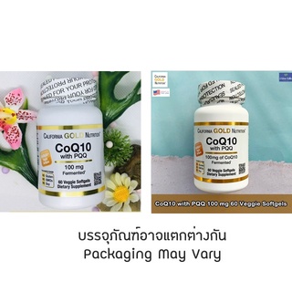 ภาพหน้าปกสินค้าโคคิวเทน CoQ10 100 mg with PQQ 10 mg, 60 Veggie Softgels - California Gold Nutrition #คิวเทน ที่เกี่ยวข้อง