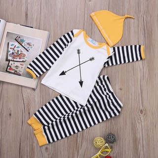 NBB-Newborn Baby Autumn Clothes Set Long Sleeve Print Infant Fashion Outfits
