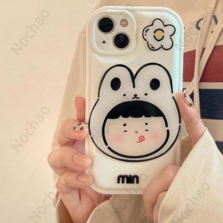 เคสโทรศัพท์มือถือ กันกระแทก ลายการ์ตูนกระต่ายน่ารัก สไตล์เกาหลี ญี่ปุ่น สําหรับ iPhone1 iPhone1 12 11 12 iPhone13