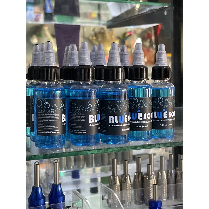 blue-soap-ขวดเล็ก-น้ำยาเช็ดทำความสะอาดรอยสัก-30ml