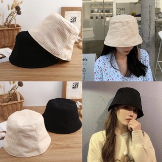 รูปภาพขนาดย่อของ(ZA) หมวกบักเก็ต หมวกปีกแคบ ทรงวินเทจ Bucket hatลองเช็คราคา