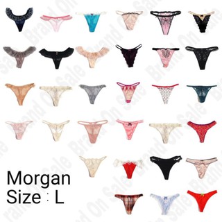 พร้อมส่ง G-string: Morgan Size : L