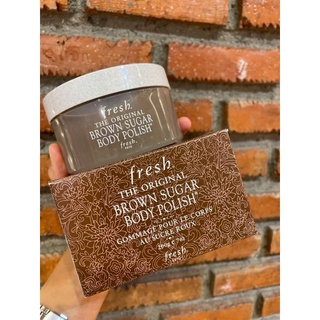 สครับน้ำตาล หอมหวาน ผิวนุ่มมาก ลด 45% Fresh The Original Brown Sugar Body Polish 200g.