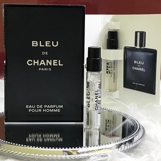 Beauty-Siam แท้ทั้งร้าน !! แท้จากเค้าท์เตอร์ !! BLEU DE CHANEL น้ำหอมผู้ชาย BLEU DE CHANEL EDP POUR HOMME 2ML